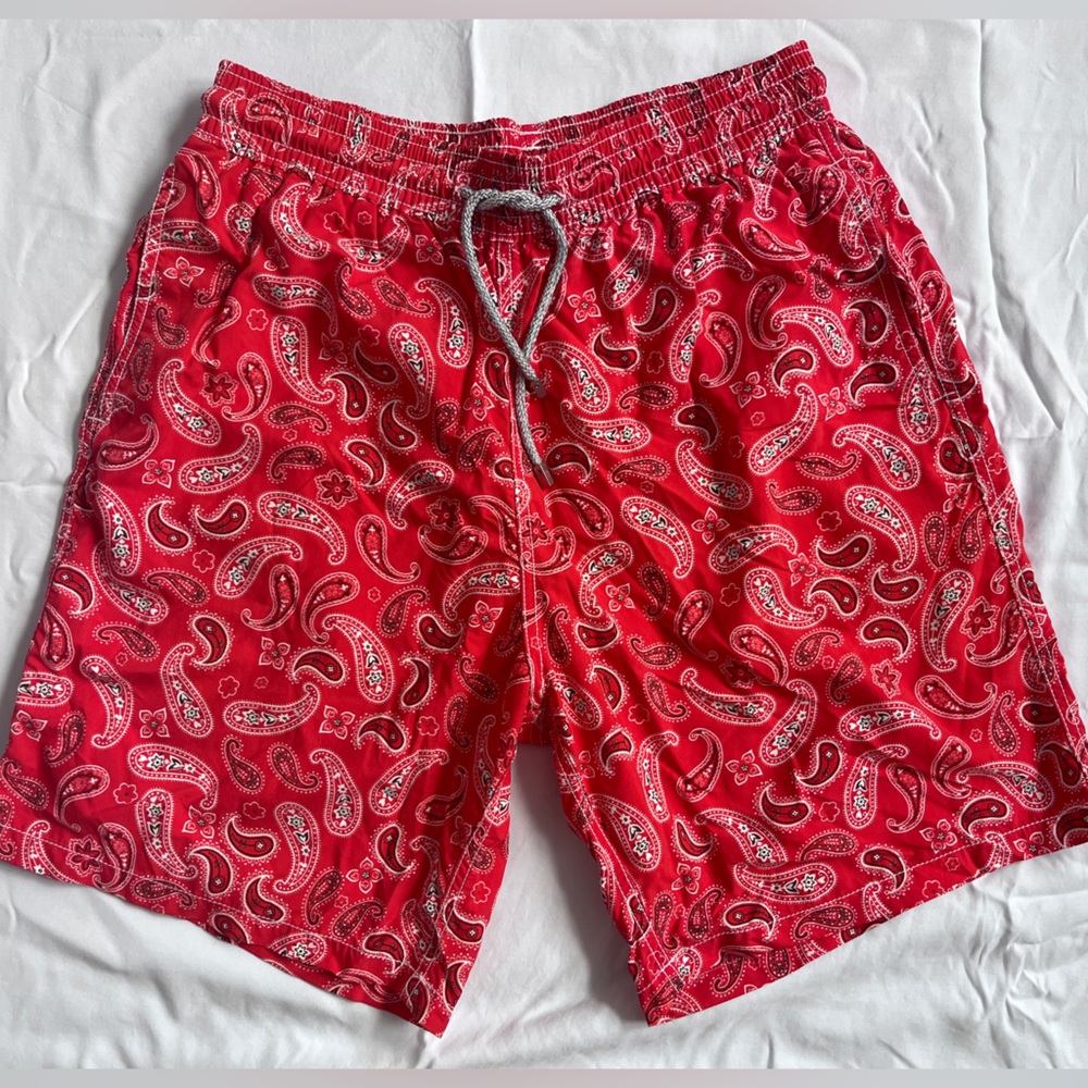 VILEBREQUIN Red Swim Trunk - Men
